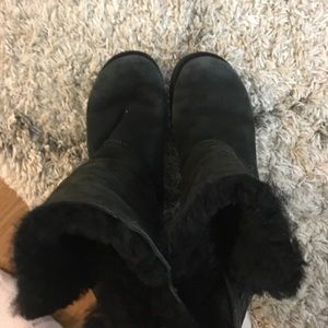 Black UGG boots, used